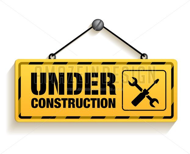 623x507 Under Construction Sign Vector Illustration