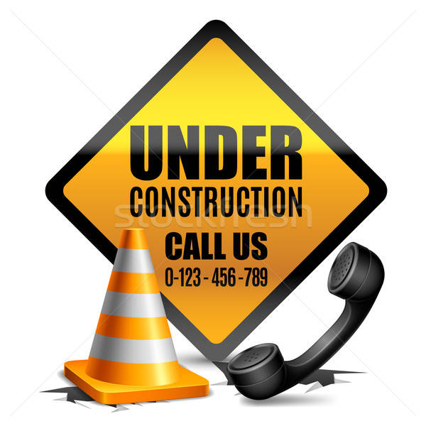 600x600 Under Construction Sign Vector Illustration Timur Syrtsov