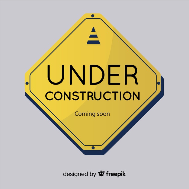 626x626 Flat Under Construction Sign Vector Free Download