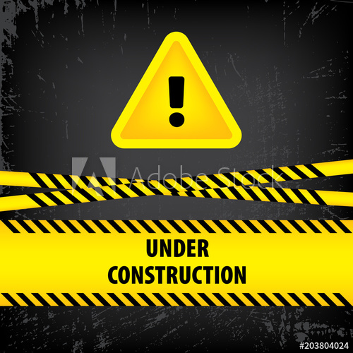 Under Construction Sign Vector at Vectorified.com | Collection of Under ...