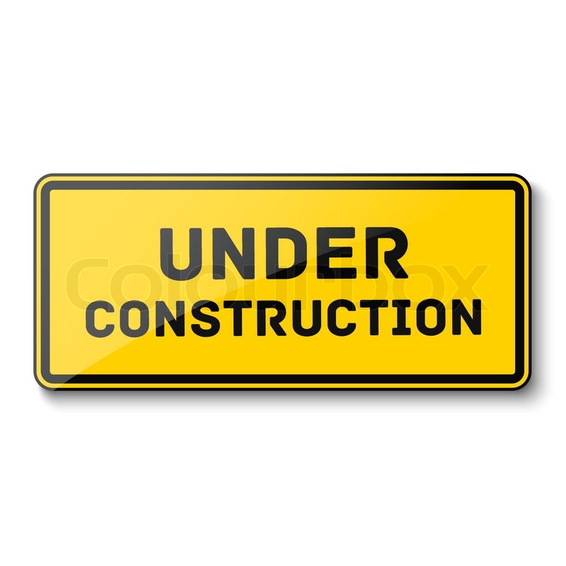 800x800 Under Construction Sign Vector Stock Vector Colourbox