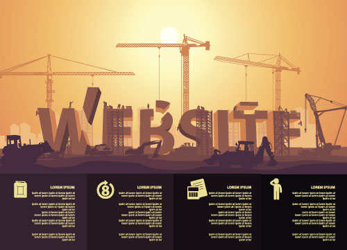 500x361 Website Under Construction Vector Material Free Download