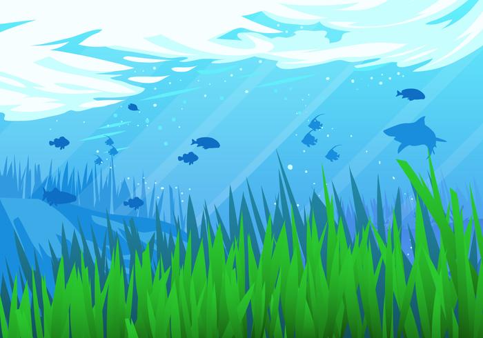 700x490 Under The Sea Vector Scene
