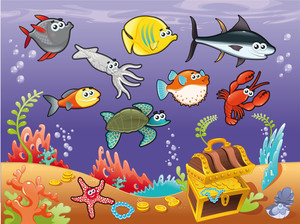 300x224 Under The Sea Vector Royalty Free Vectors