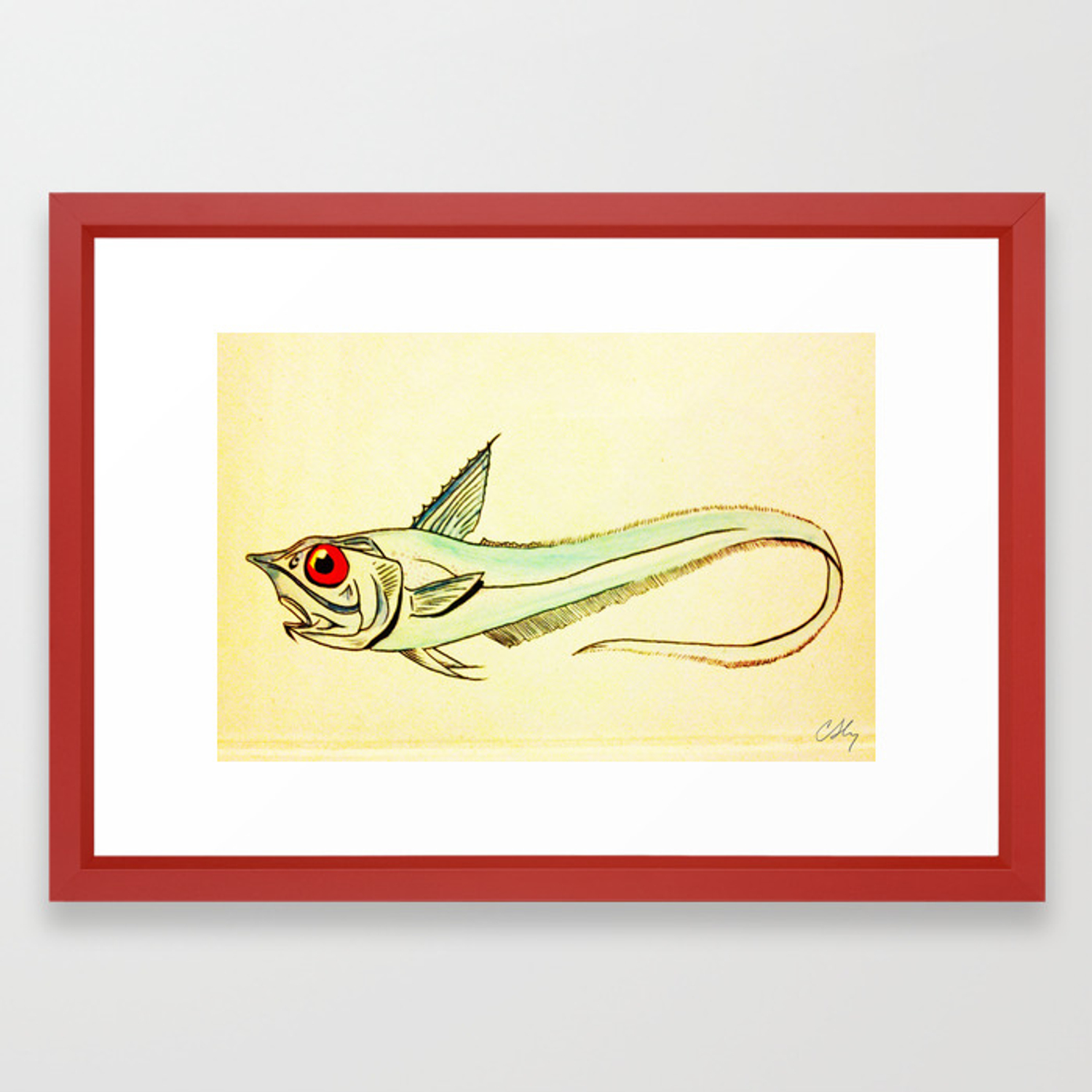 1500x1500 The Underdog Framed Art Print