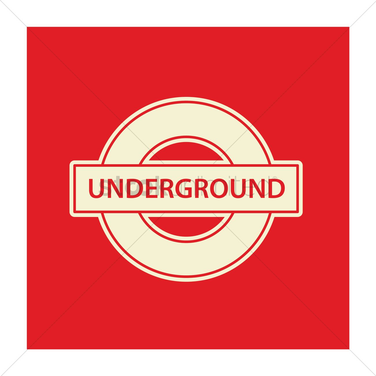 1300x1300 Underground Vector Image