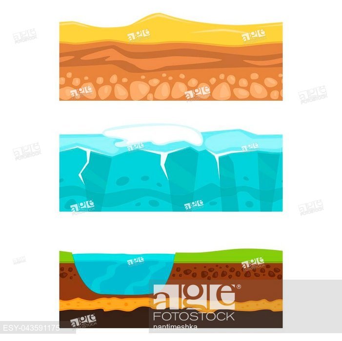 701x700 Illustration Of Cross Section Of Ground Agriculture Country
