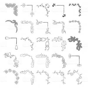 300x300 Flourish Element Dividers Line Ornamental Border Fancy Underline