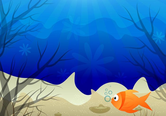 Underwater Scene Colorful Background 700x490 Underwater Scene Colorful Background
