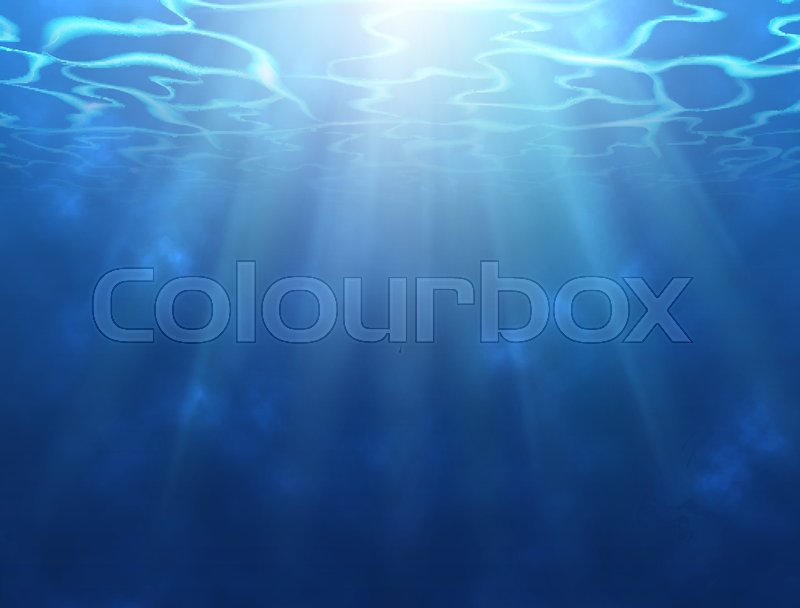 Underwater Background With Sun Rays Stock Vector Colourbox 800x608 Underwater Background With Sun Rays Stock Vector Colourbox
