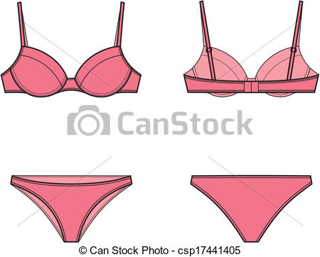 450x361 Women's Underwear Clipart