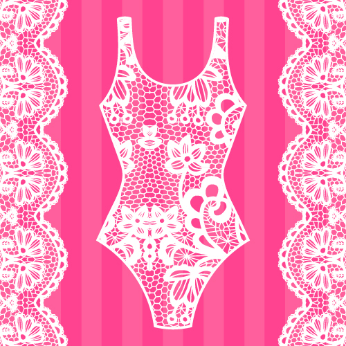 500x500 Lace With Underwear Vector Design Free Download