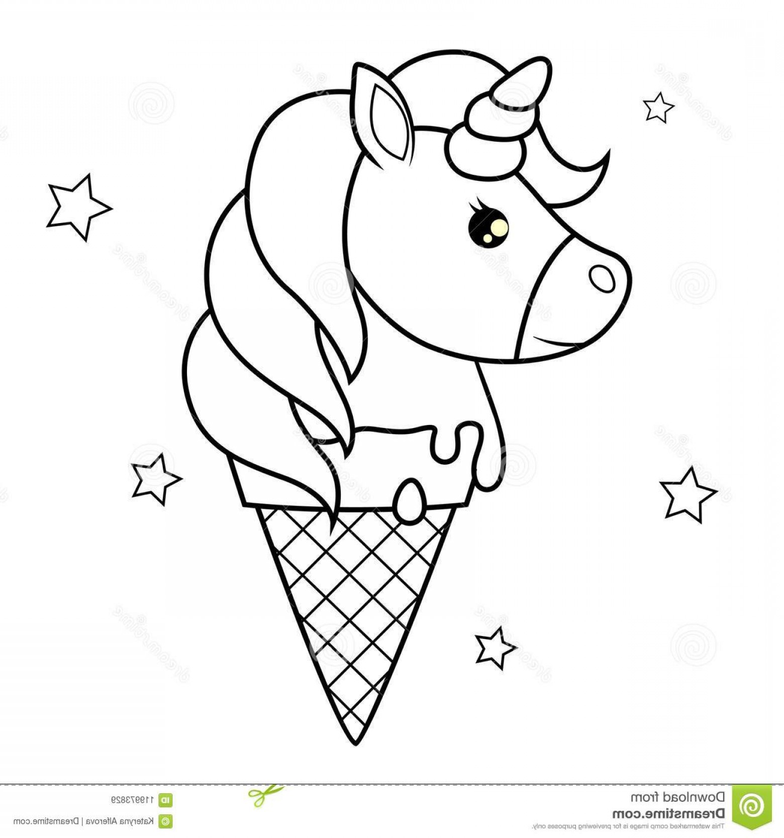 Unicorn Black And White Vector at Vectorified.com | Collection of
