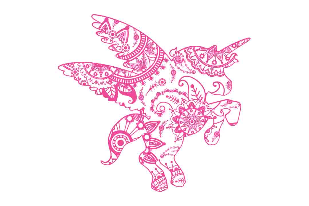 1080x720 Mandala Unicorn Zentagle Unicorn Unicorn Clipart