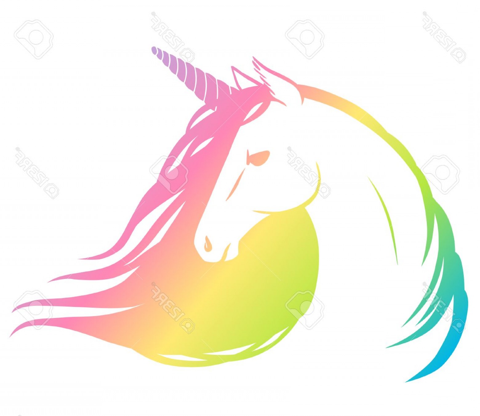 1560x1354 Photostock Vector Rainbow Unicorn Vector Illustration Soidergi