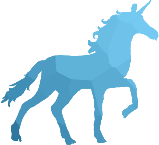 555x507 Black Unicorn Clipart Royalty Free