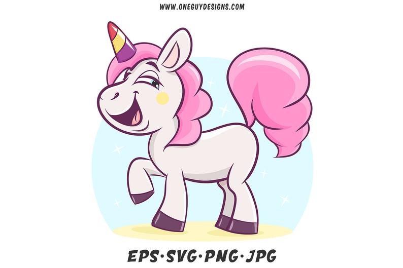 794x529 Cute Unicorn Clipart Vector Files Cartoon Png Clip Art Etsy