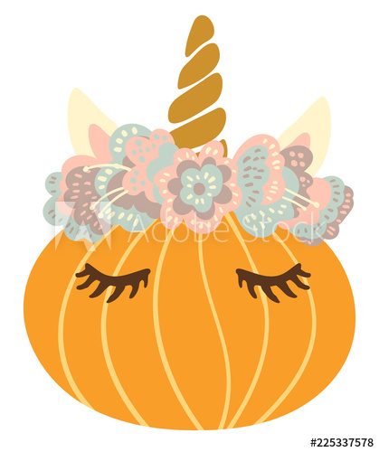 Magical Cute Sweet Little Pumpkin Dressed As Unicorn In Flower 419x500 Magical Cute Sweet Little Pumpkin Dressed As Unicorn In Flower