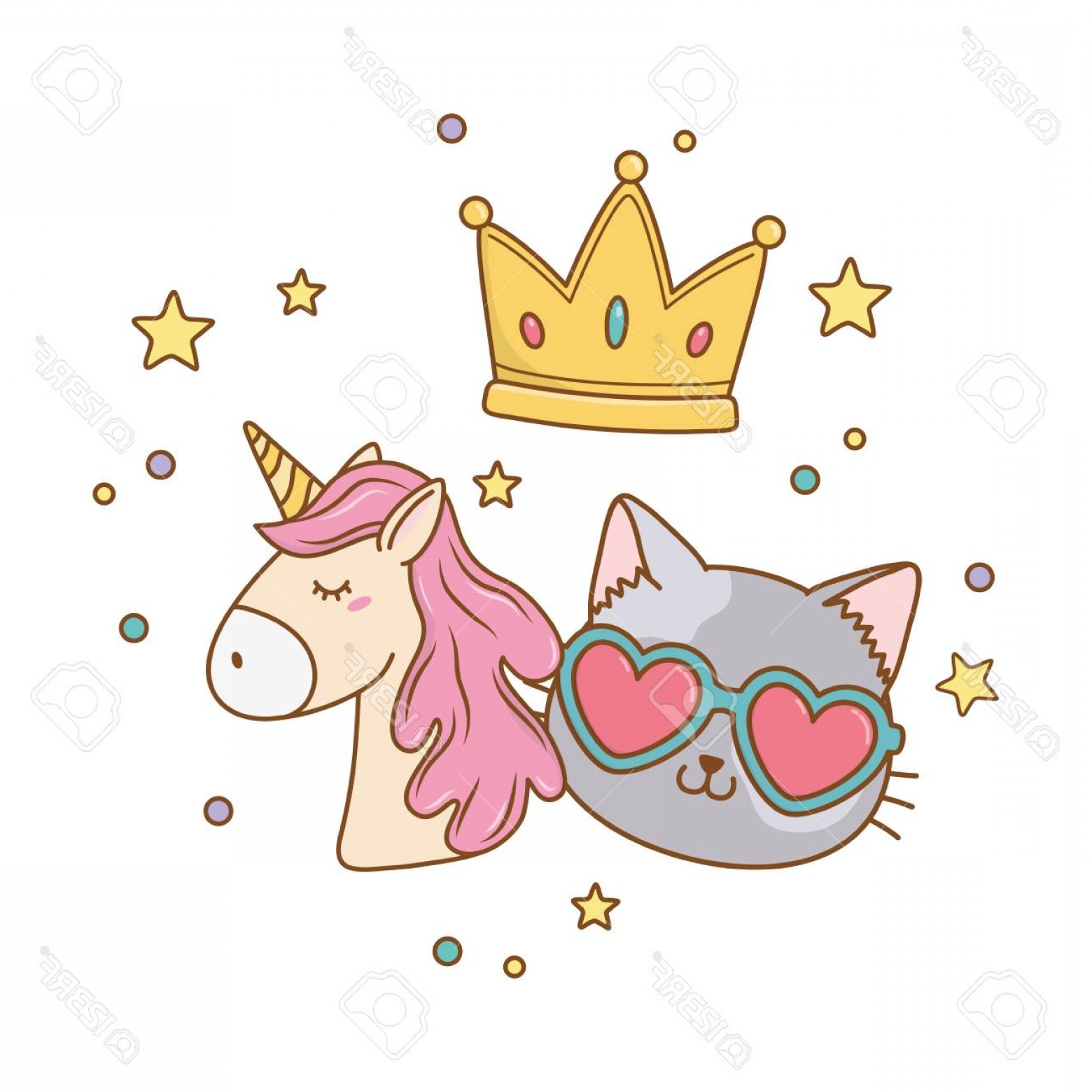 Unicorn High Quality Vector Cats Catchsplace 1560x1560 Unicorn High Quality Vector Cats Catchsplace