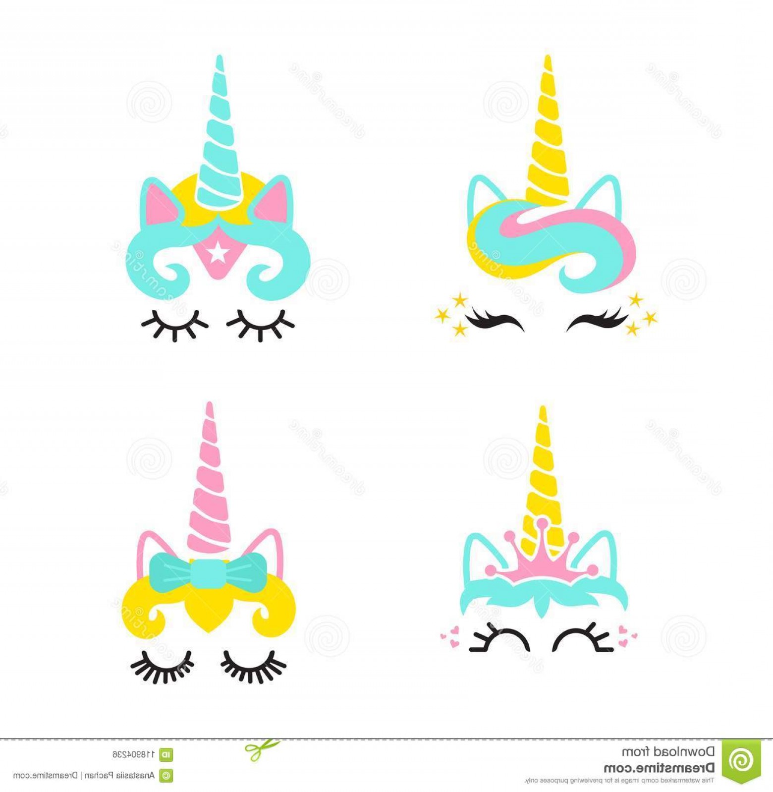 Cute Unicorn Face Set Unicorn Head Vector Illustration Cute 1560x1598 Cute Unicorn Face Set Unicorn Head Vector Illustration Cute