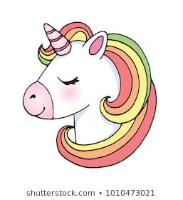 Cute Cartoon Unicorn Head Emoji Vector Illustration 257x280 Cute Cartoon Unicorn Head Emoji Vector Illustration