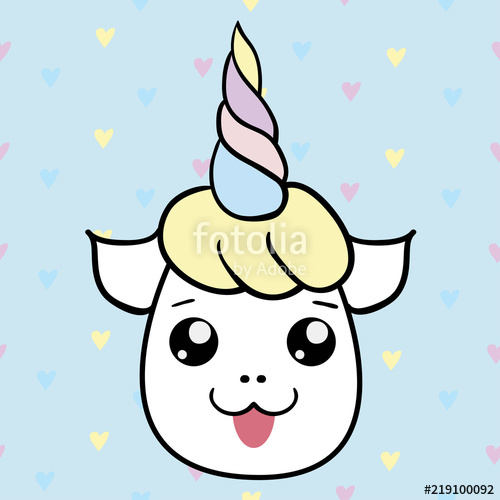 Cute Vector Unicorn Icon Emoji Fanny Isolated Stock Image 500x500 Cute Vector Unicorn Icon Emoji Fanny Isolated Stock Image