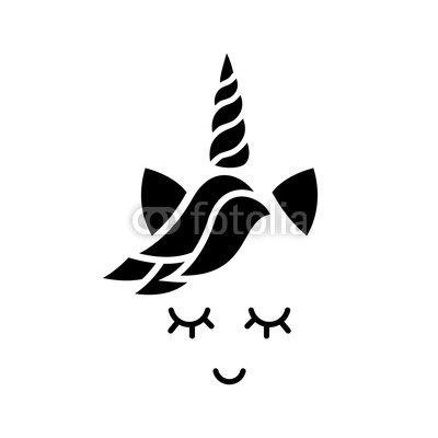 400x400 Happy Unicorn Face Vector Cute Unicorn Face Vector Cartoon