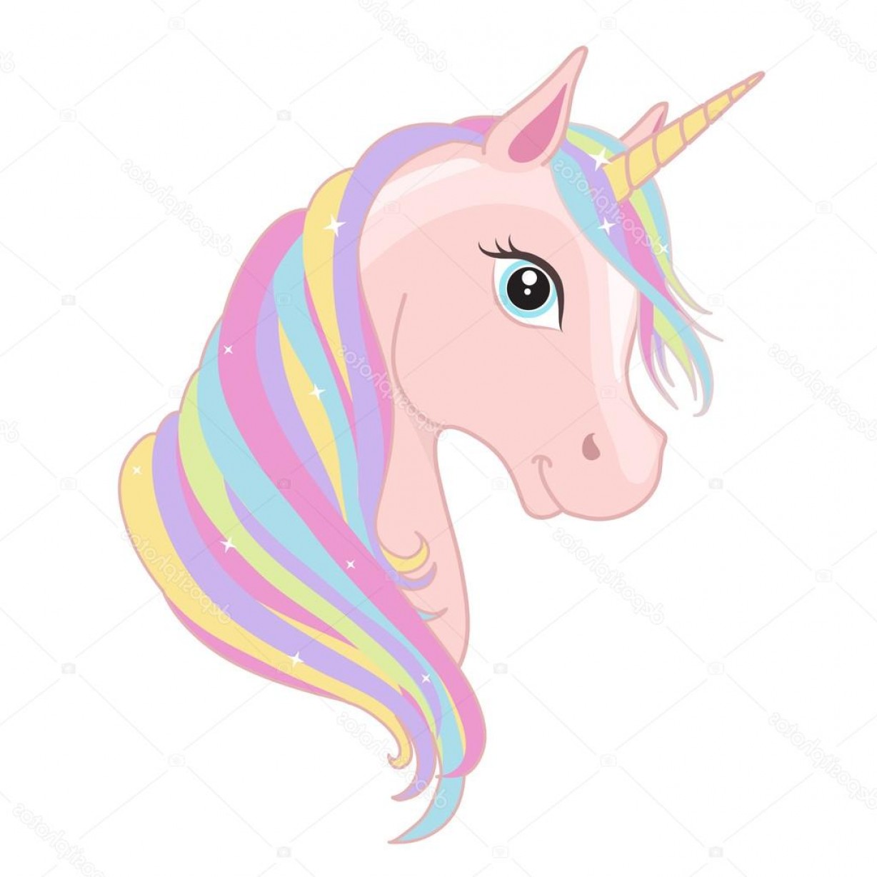 1228x1228 Unicorn Vector Mane Savoyuptown