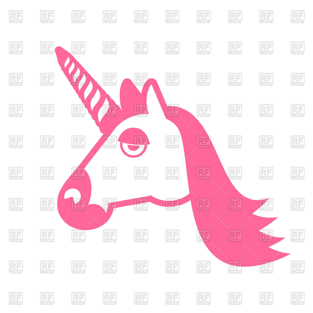 1200x1200 Unicorn Head Vector Image Of Plants And Animals Popaukropa