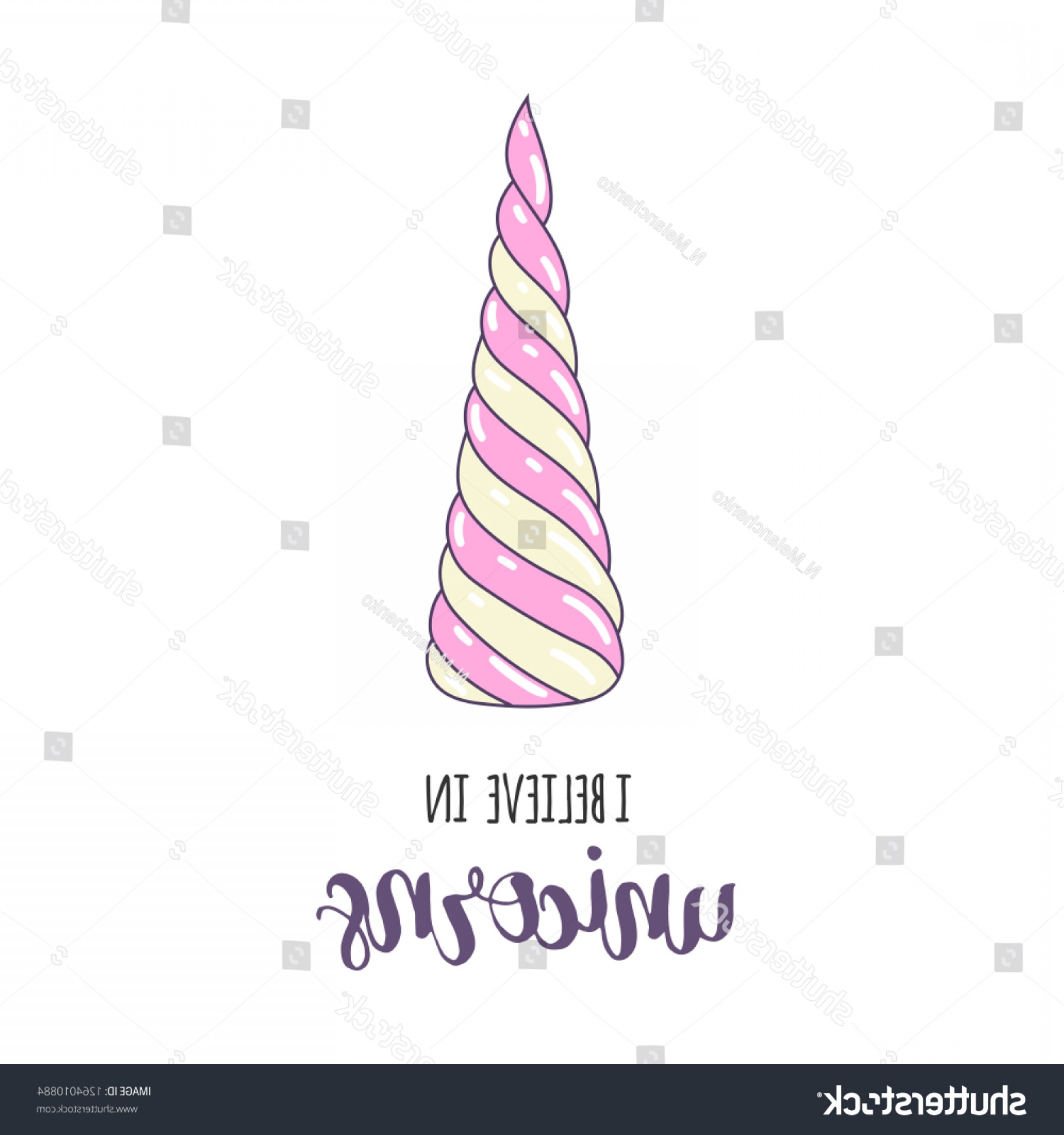 1800x1920 Vector Line Art Unicorn Horn Isolated Hoodamathrun