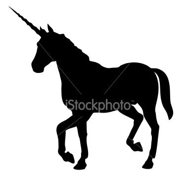 Unicorn In Silhouette High Resolution Included 380x359 Unicorn In Silhouette High Resolution Included