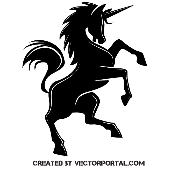 Download Unicorn Silhouette Vector at Vectorified.com | Collection ...