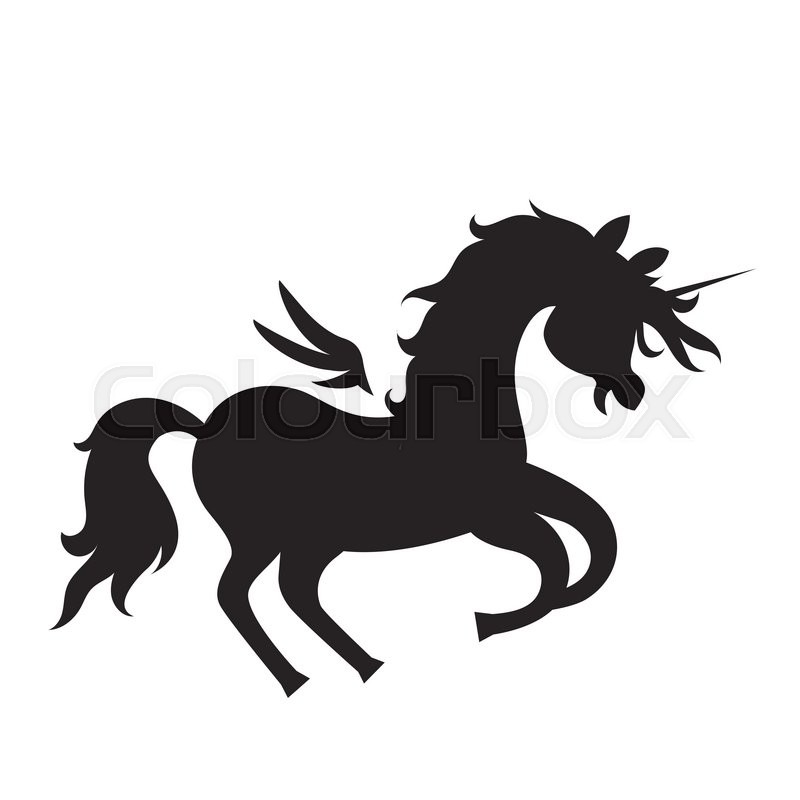 Unicorn Silhouette Vector Stock Vector Colourbox 800x800 Unicorn Silhouette Vector Stock Vector Colourbox