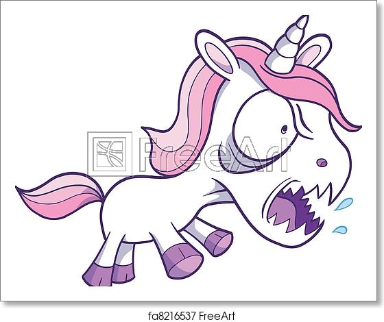 560x470 Free Art Print Of Crazy Unicorn Vector Illustration Crazy Unicorn