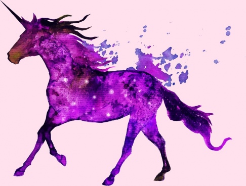 486x368 Unicorn Free Vector Download