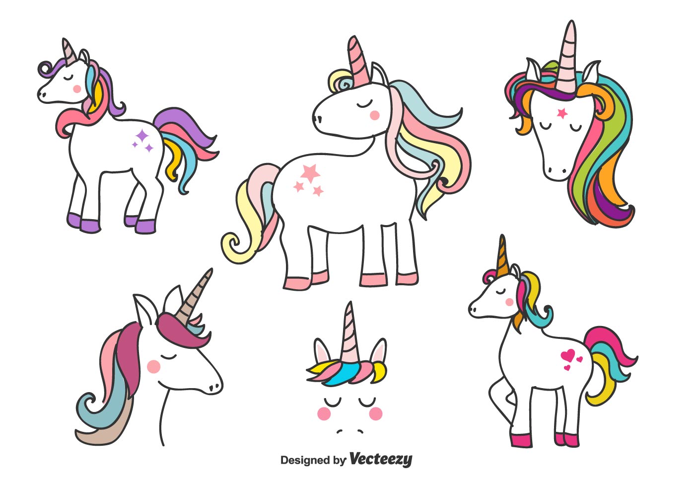 1400x980 Unicorn Unicorns Vector