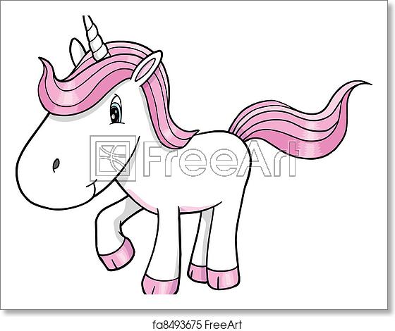 Free Art Print Of Cute Unicorn Vector Freeart 560x470 Free Art Print Of Cute Unicorn Vector Freeart