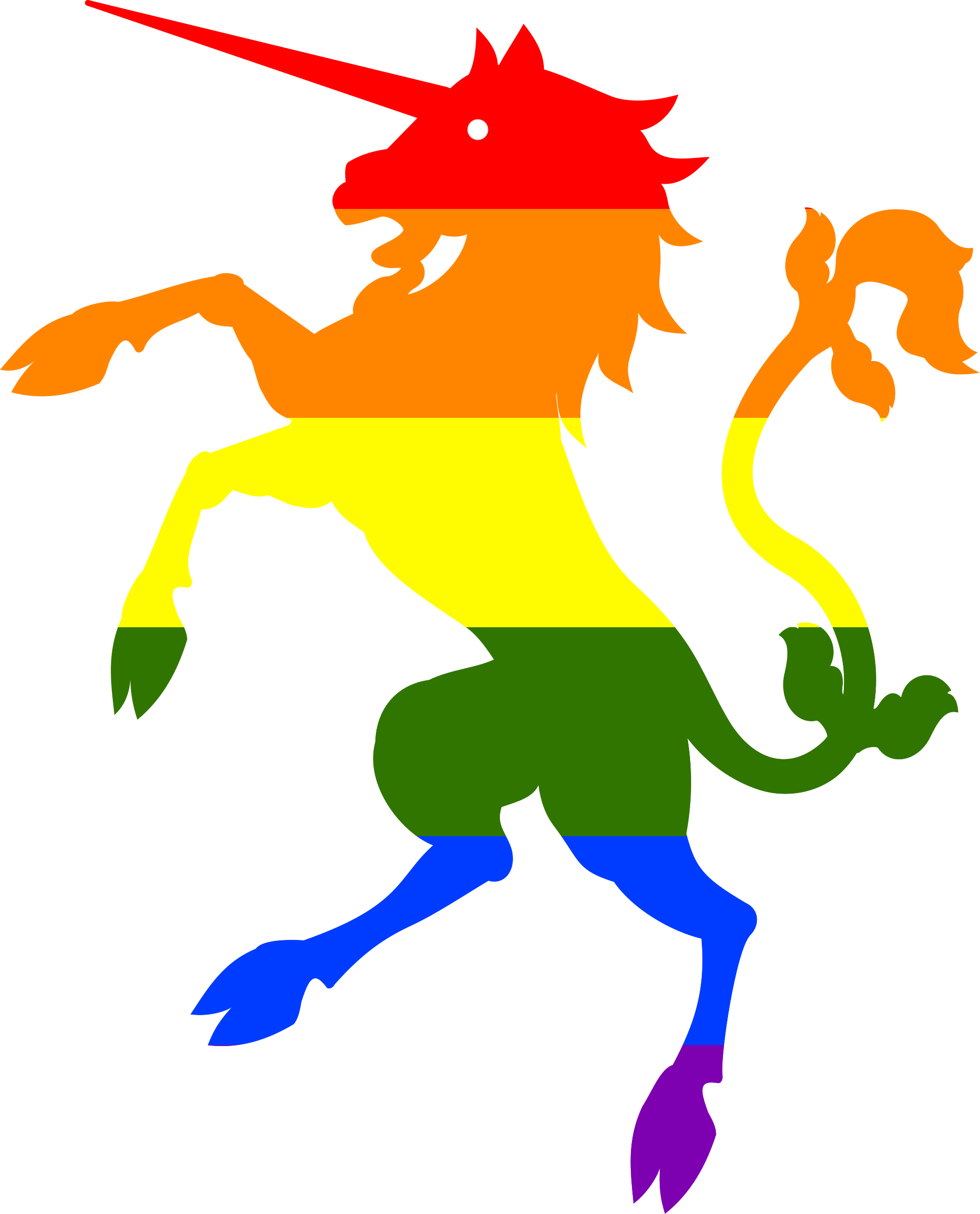 Rainbow Unicorn Vector Graphics Image 1937x2400 Rainbow Unicorn Vector Graphics Image