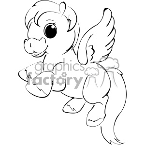 Black White Cartoon Unicorn Vector Clip Art Clipart Royalty Free 300x300 Black White Cartoon Unicorn Vector Clip Art Clipart Royalty Free