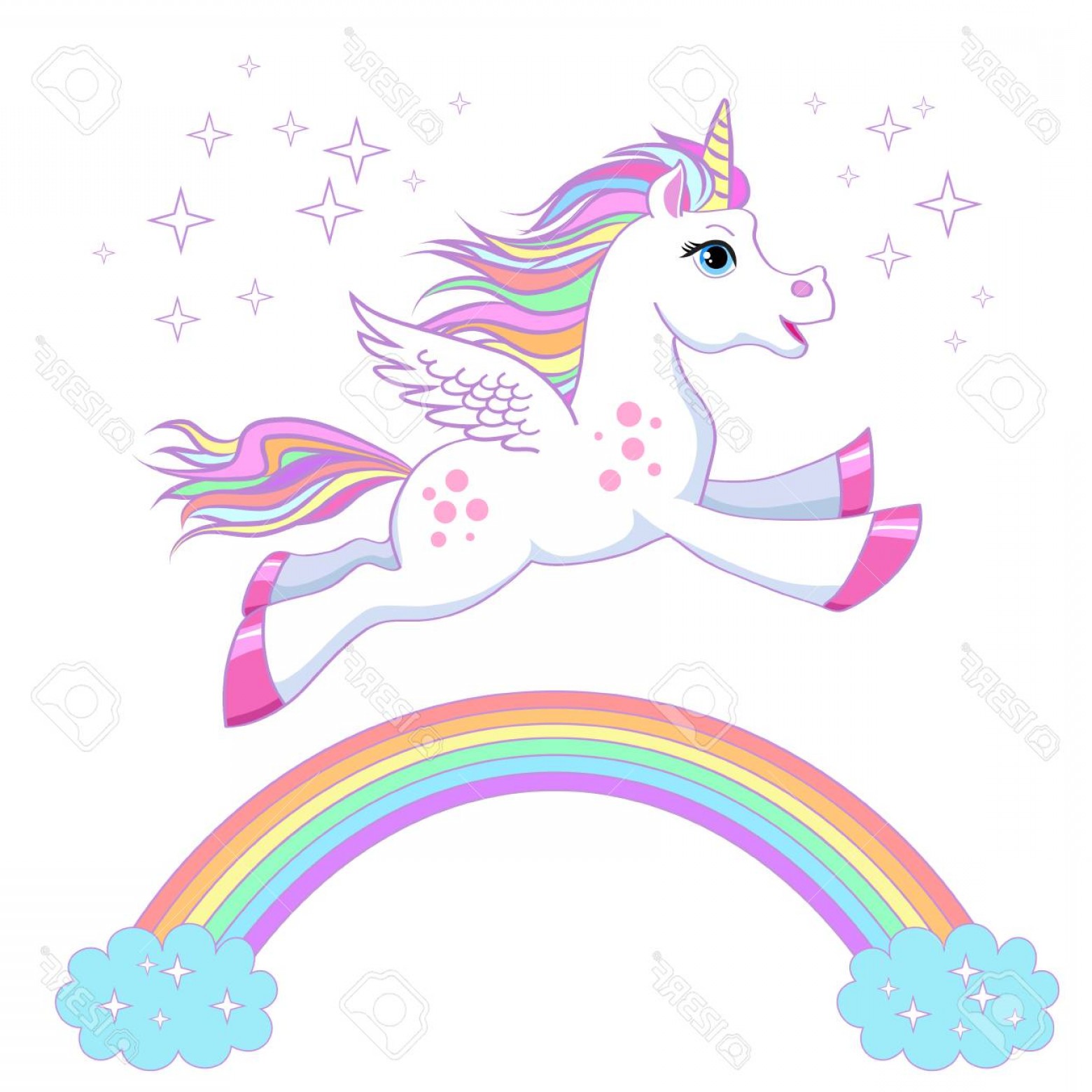 Photostock Vector Unicorn Vector Illustration Magic Fantasy Horse 1560x1560 Photostock Vector Unicorn Vector Illustration Magic Fantasy Horse