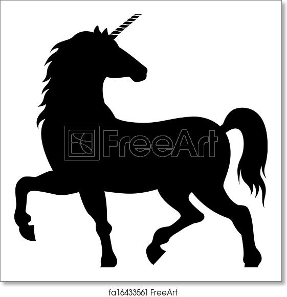 Free Art Print Of Unicorn Vector Illustration Of A Unicorn 561x581 Free Art Print Of Unicorn Vector Illustration Of A Unicorn