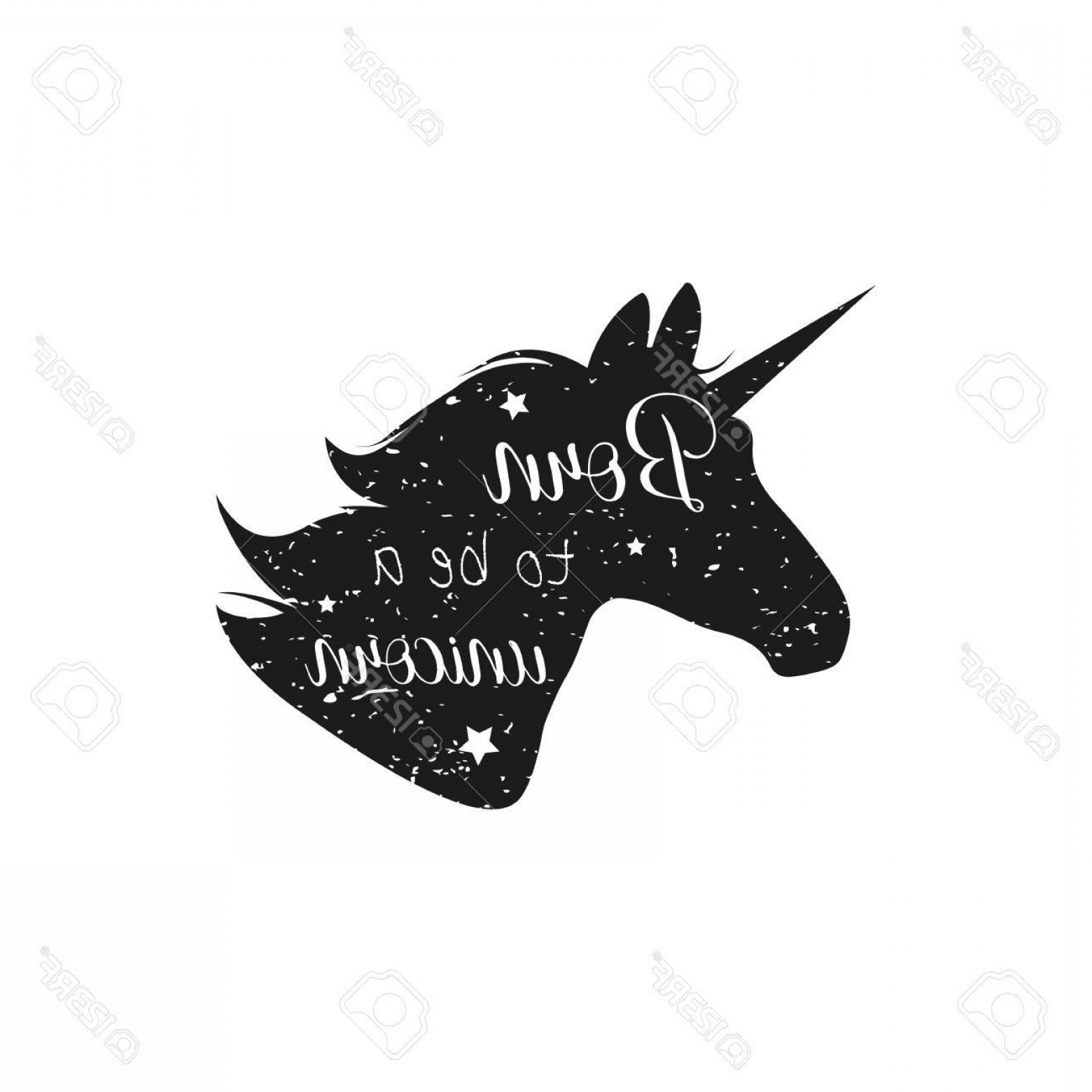 Photostock Vector Born To Be A Unicorn Vector Illustration 1560x1560 Photostock Vector Born To Be A Unicorn Vector Illustration