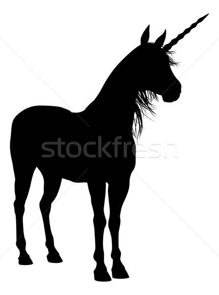 Silhouette Of Unicorn Vector Illustration Christos Georghiou 446x600 Silhouette Of Unicorn Vector Illustration Christos Georghiou