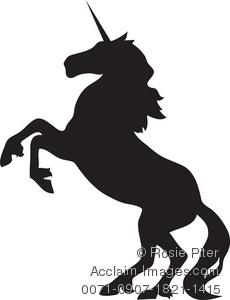 Clip Art Illustration Of The Silhouette Of A Unicorn 230x300 Clip Art Illustration Of The Silhouette Of A Unicorn