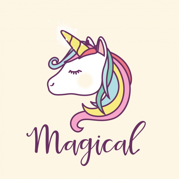 626x626 De Fondo De Unicornio Descargar Vectores Gratis