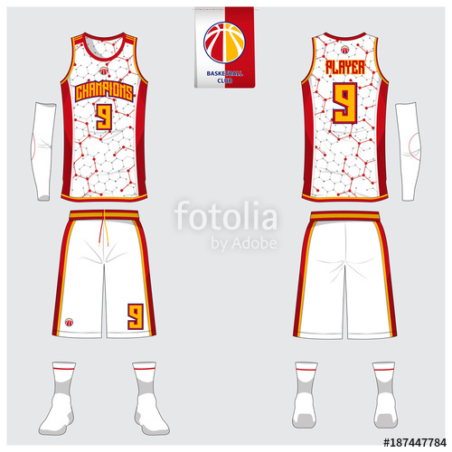 Basketball Uniform Template Design Tank Top T Shirt Mockup 500x500 Basketball Uniform Template Design Tank Top T Shirt Mockup