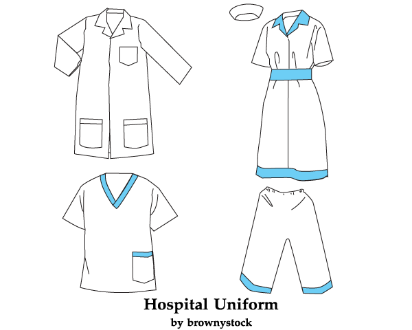 600x480 Free Hospital Uniform Vector Template Free Files, Vectors