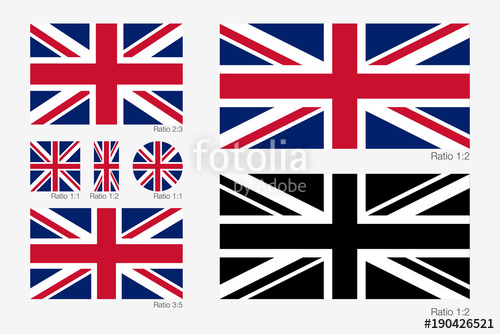 500x334 Union Jack Flag Of United Kingdom Of Great Britain Stock Image