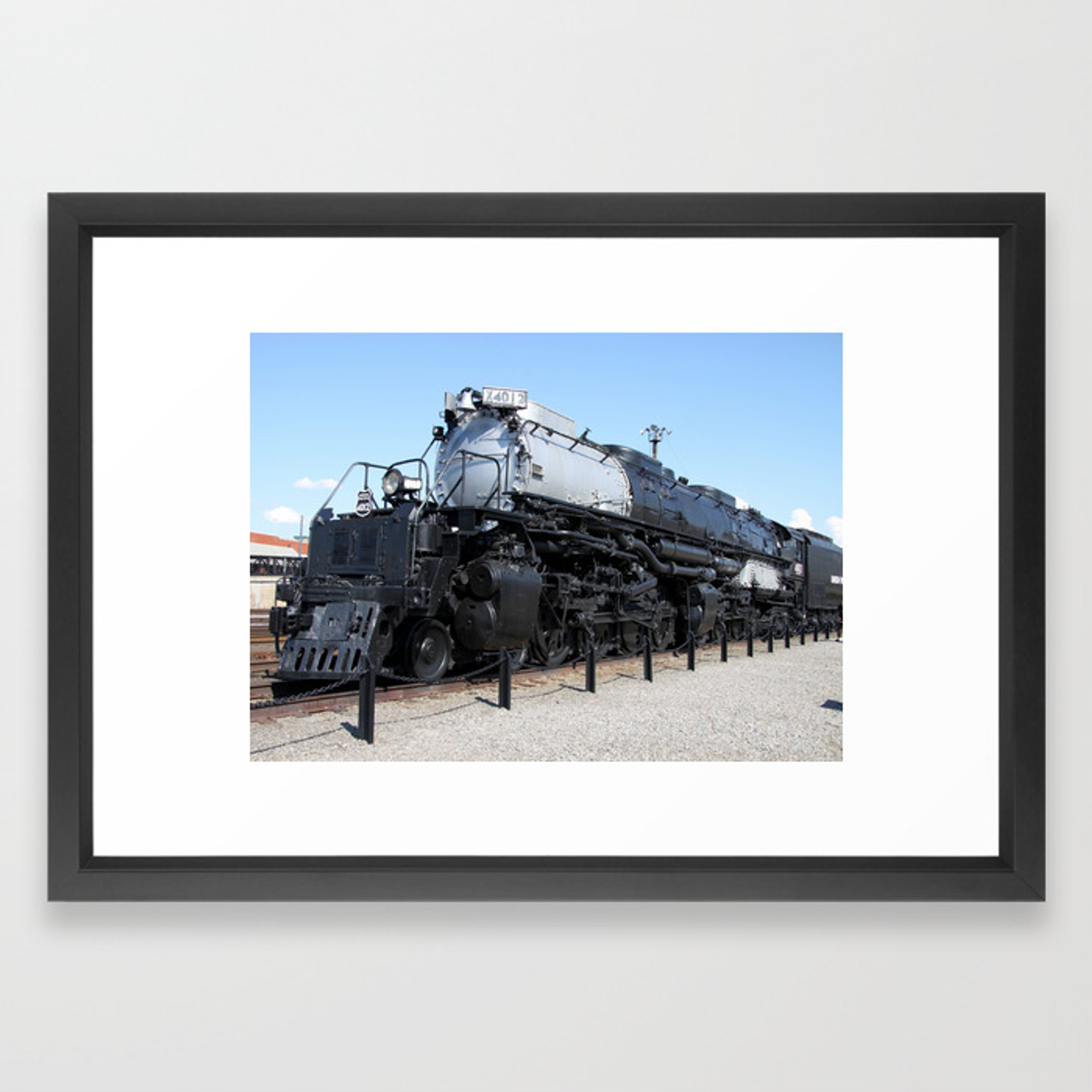 1500x1500 Union Pacific Big Boy Framed Art Print