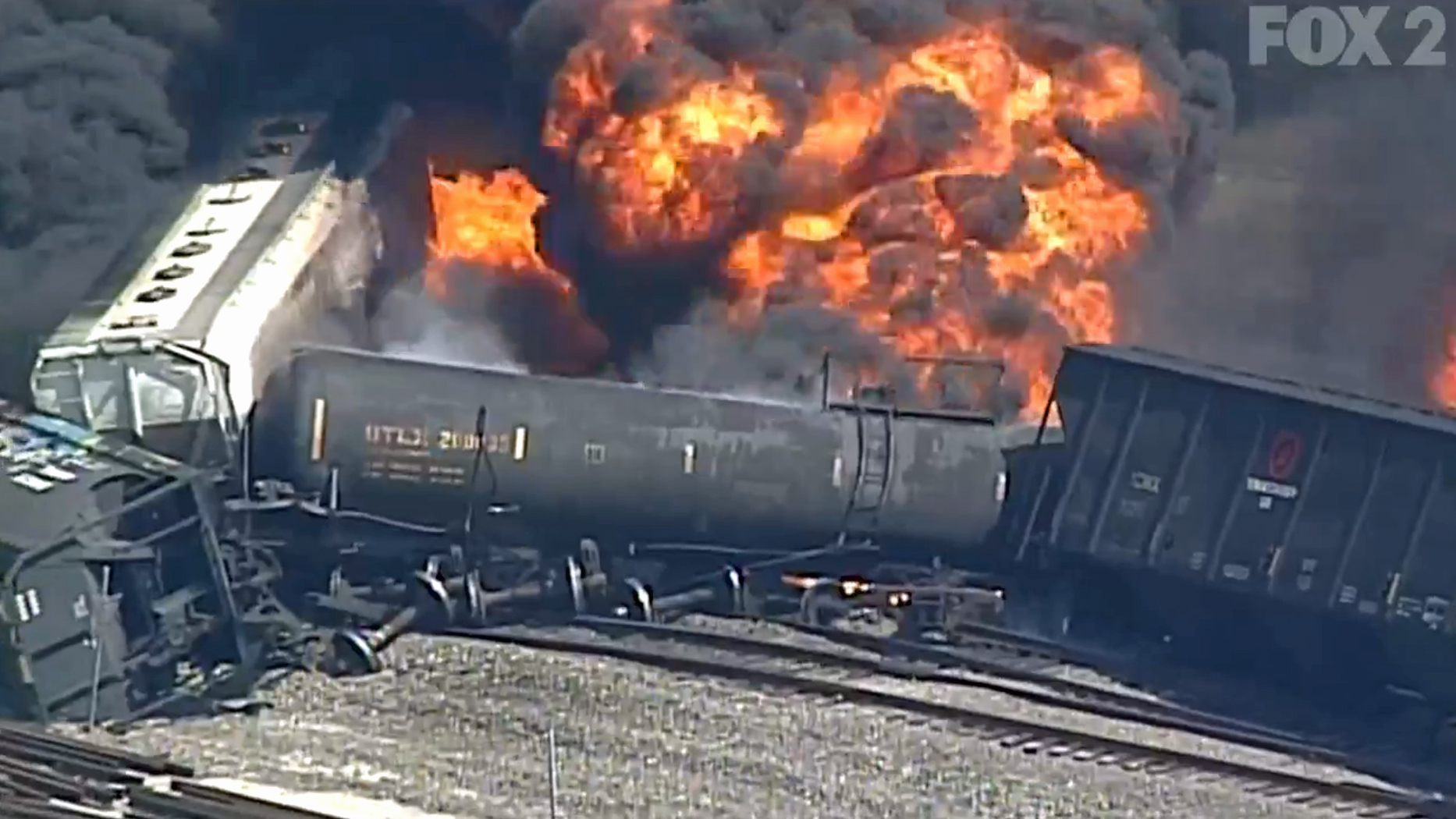 1866x1050 Union Pacific Train Derails